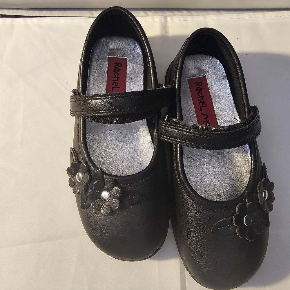 Rachel's Shoes Girls' Mary Jane Black Dress Shoes Size 11 Girls'